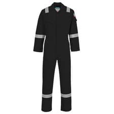 Image of Portwest FR28 - Bizflame Work FR Coverall Black (XL)