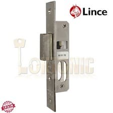 Image of Lince Mortice Narrow Stile Dead Lock With Small Oval Cylinder UPVc