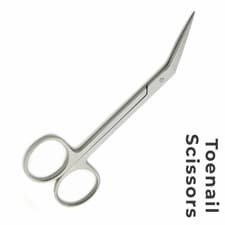 Image of Long Reach TOE NAIL Scissors EXTRA LONG Handle Scissors Pedicure Chiropody CE 6"