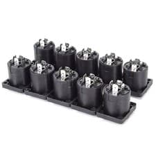 Image of 10* Speakon 4 Pin Female jack Compatible Audio Cable Panel Socket Connector
