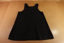 Image of Only Story Womens Size XL Black Corduroy Patch Pocket Sleeveless Mini Dress NWT