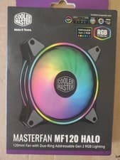 Image of Cooler Master 120mm 2050rpm Duo-Ring MasterFan MF120 HALO-2 ARGB Black Case Fan