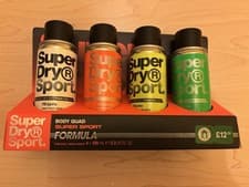 Image of Superdry Sport Super Sport Formula Body Spray 4 X 100ml New Boxed
