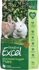 Image of Burgess Excel Rabbit Food 10 kg Nuggets with Mint Adult 16+ Weeks