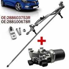 Image of FRONT WINDSCREEN WIPER MOTOR & LINKAGE RHD FOR RENAULT CLIO MK4 2013>> ONWARDS