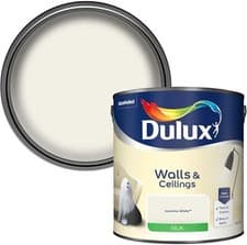 Image of Dulux Silk Smooth Creamy Emulsion Walls Ceilings Paint 2.5L Colours