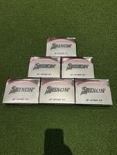 Image of 6 X Dozen Srixon Z star XV Golf Balls , less than £30 per dozen !