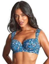 Image of Panache Bette Bikini Top Balcony Padded Underwired Womens Swimwear SW1842C