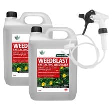 Image of 2 x 5L Industrial Weed Killer Strong Fast Acting Weedkiller Long Hose Trigger
