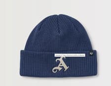 Image of Arsenal Adult Beanie 47 Brand Light Navy Football Hat - New