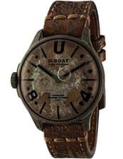 Image of U-Boat 9600/A Mens Watch Darkmoon Unico 45mm 50M