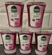 Image of 5 x 250ml Dettol No Touch Hand Wash System Refill Wild Berries & Crisp Apple