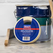 Image of Sealey General-Purpose Masking Tape 24mm x 50m 60°C MTG24P