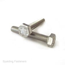 Image of M20 Metric A2 Stainless Steel Fully Threaded Hexagon head Bolts DIN933