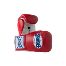 Image of Sandee Lace Up Boxing Gloves pro fight Sparring Muay Thai