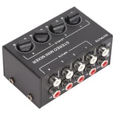 Image of Cx400 4 Channel Passive Mixer Professioinal Stereo 4 Channel Mixer For Mixin