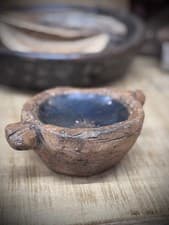 Image of Rustic Wooden Candle Holder / Church Candle Stand / Reclaimed Farmhouse Decor C