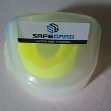 Image of Safegard Essential Mouthguard Junior Yellow Fluorescent Hi-vis