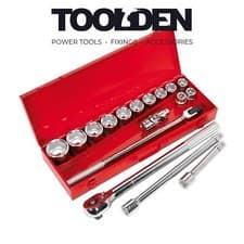 Image of Sealey AK2597 Socket Set 17pc 3/4"Sq Drive WallDrive® Metric
