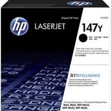 Image of Hp 147Y Extra High Yield Black Original Laserjet Toner Cartridge. Black Toner Pa