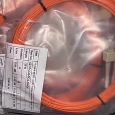 Image of 10 m LC- SC Duplex OM3 Orange LSZH Fibre Optic Network Cable