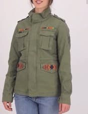 Image of Superdry Women's Crafted M65 Urban Jacket Brand new Green