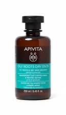 Image of Apivita Oily Roots & Dry Ends Shampoo with Nettle & Propolis 250ml new