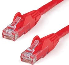 Image of StarTech.com 2m Red CAT6 Ethernet Cable Gigabit Network Patch Cord