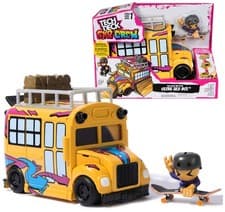 Image of Tech Deck Sk8 Crew 2-in-1 Transforming Ultra Sk8 Bus & Storage with Fingerboard