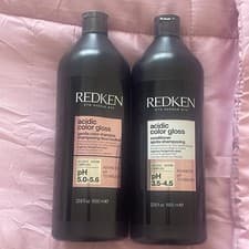 Image of Redken Acidic Gloss Sulfate-Free Shampoo  & Conditioner 1 Litre Sizes