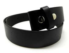 Image of Budget Imitation Black Leather Buckle Belt Size S M L XL XXL Ideal For Buckles
