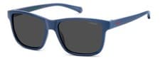 Image of Polaroid Kids Sunglasses PLD 8067/S PJP (M9) Blue/Grey Polarized Cal.49