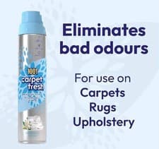 Image of 1001 Carpet Fresh Foam Spray 300ml Jasmine & Fresh Linen Pet Odour Remover UK#1