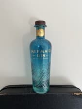 Image of Mermaid Gin Blue Empty Bottle with Lid
