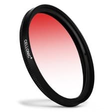 Image of Graduated color filter Red 62mm for Nikon AF Micro-Nikkor 60mm f/2.8 D