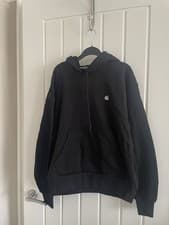 Image of Women's Carhartt Hooded Sweatshirt Size XS Black