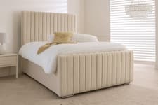 Image of Chloe Bespoke Bed Frame – Plush Velvet Upholstered + 9" Mattress FREE DELIVERY