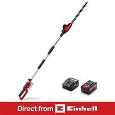 Image of Einhell Cordless High Reach Hedge Trimmer 41cm With Battery 18V PXC GC-HH 18/45