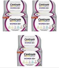 Image of 3 x Boxes Centrum Women 50+ Multivitamin / Multi Mineral Supplement. 30 Tablets.
