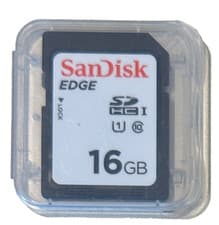 Image of SanDisk EDGE 16GB SDHC I Class 10 Memory Card Pack of 2