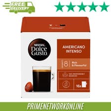 Image of Nescafe Dolce Gusto Americano Intenso Coffee Pods 16 Capsules 100% ORIGINAL⭐⭐⭐⭐⭐