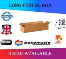 Image of EXTRA LONG POSTAL Double Wall 6mm BOXES STRONG Cardboard Packing Cartons