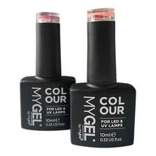 Image of Mylee MyGel Set Of 2 UV Activated Nail Polishes ‘In The Air’ & ‘Peach Perfect’