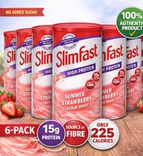 Image of SLIMFAST Strawberry Milkshake Powder 6x365G