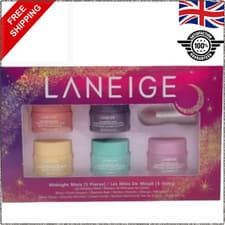 Image of New--LANEIGE--Midnight Minis Lip Set of 5 X 3G Lip Sleeping Mask Balm Gift Set