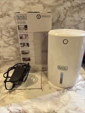 Image of BLACK+DECKER Dehumidifier BXEH60001GB 900ml Portable Mini in White