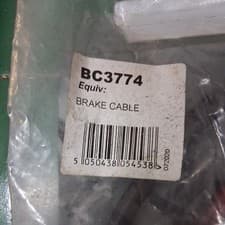 Image of Handbrake Cable fits IVECO DAILY Mk2 2.5D Rear 89 to 96 Hand Brake Parking B&B
