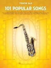 Image of 101 Popular Songs For Tenor Sax by Hal Leonard Publishing Corporation (Book)