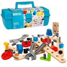 Image of BRIO Builder Starter Set - Learning, Building, Educational Medium, Turquoise 