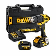 Image of DeWalt DCD709 18V XR Brushless Combi Drill Kit 2x 4.0Ah Batteries Case
